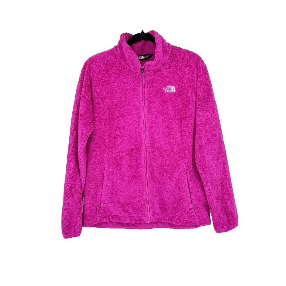 The North Face Womens Fucia Osito Fuzzy Fleece Jacket Gorpcore Outdoor Size L